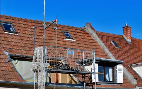 travaux sur le toit